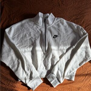 Nike cropped half-zip sweatshirt
